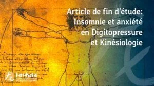 Article traitement insomnie médecine chinoise