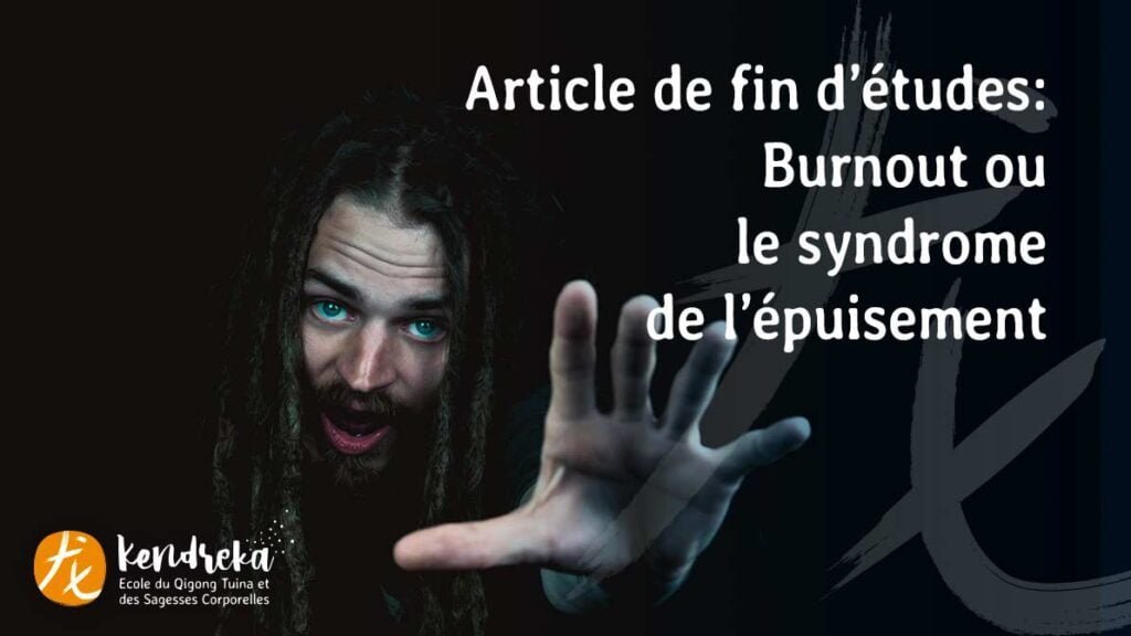Article Burn out en médecine chinoise