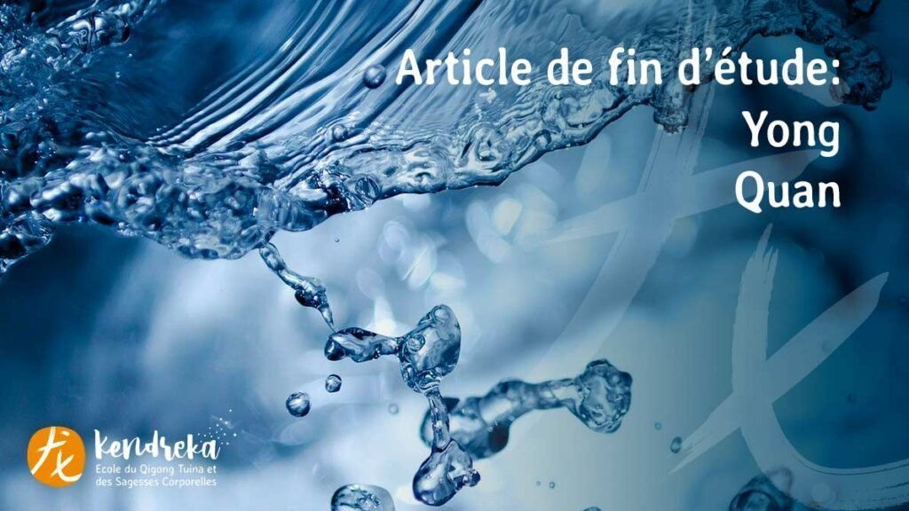 ARticle de fin d'étud ede Médecine Chinoise sur le Yong Quan