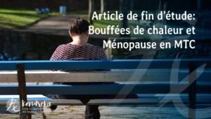 Article bouffées de chaleur et ménopause en MTC