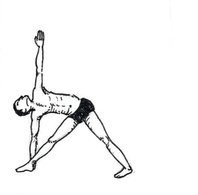 Utthita trikonasana, yoga thérapeutique